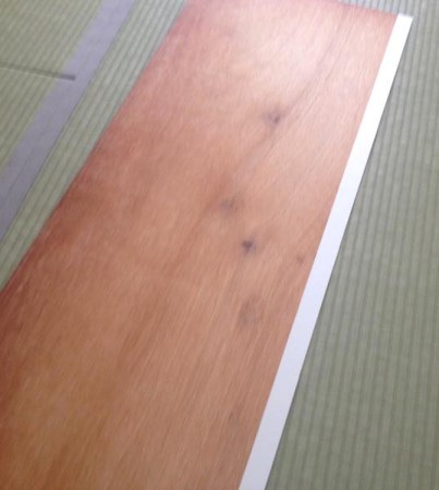 プリント合板裏面