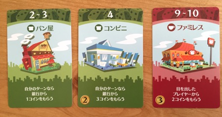 街コロカード種類