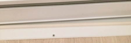 浴室ドア溝汚れ落とし