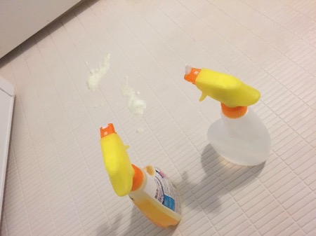 クエン酸でお風呂床掃除