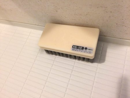 お風呂隅っこ掃除