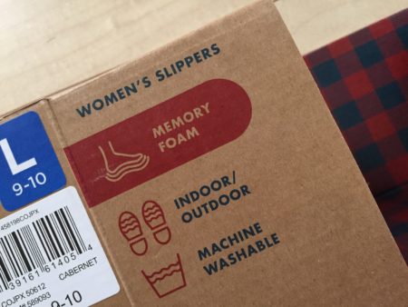 コストコ形状記憶スリッパ