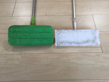 クイックルワイパー汚れ比較