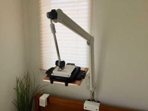 ピタッとアームにipad