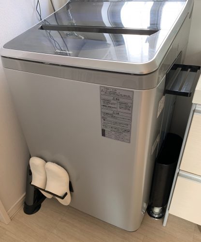 洗濯機 マグネット収納