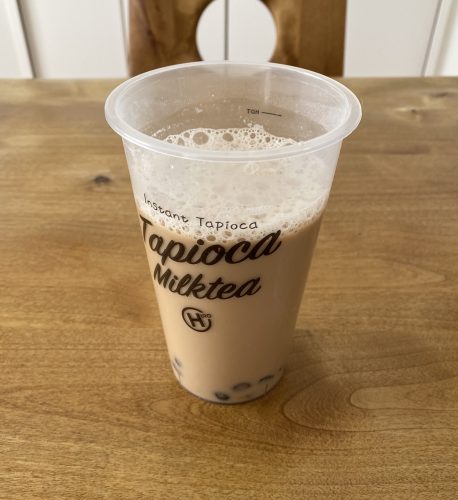 手作りタピオカミルクティー