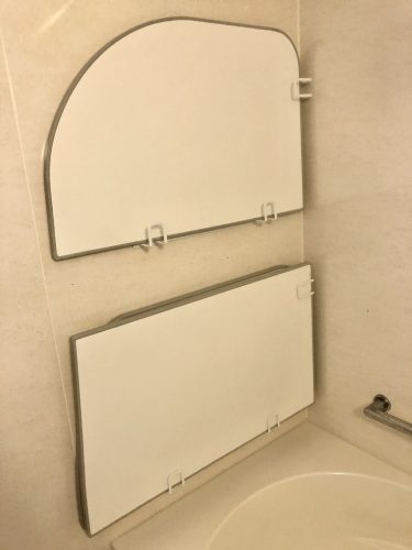 風呂フタ壁面収納